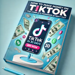 Imagem de capa para o Ebook Como Ganhar Dinheiro no TikTok em 30 Dias: O Guia Completo para Monetizar e Lucrar Rápido