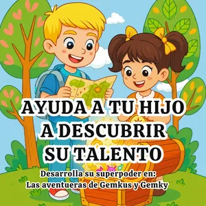 Imagen de portada para Ebook Ayuda a tu hijo a descubrir su talento en Las aventuras de Gemkus y Gemky