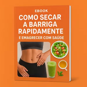 Imagem de capa para o Ebook Como Secar Barriga Rapidamente Receitas