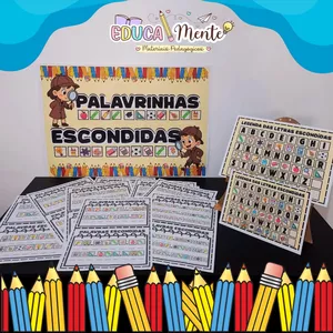 Imagem de capa para o Ebook ⭐ PALAVRINHAS ESCONDIDAS ⭐