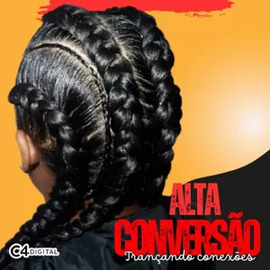 Imagem de capa para o Curso online Trançando Conexões - Escola de Tranças