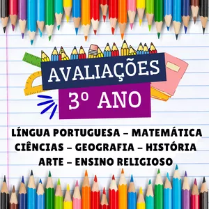 Imagem do curso 3º ANO - AVALIAÇÕES PRONTAS - BNCC 2025