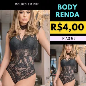 Imagem de capa para o Ebook Molde Body de renda 2