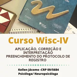 Imagem principal do produto CURSO WISC 4 - Início dia 03/08/2021