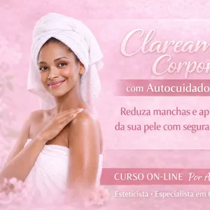 Imagem de capa para o Curso online Clareamento Corporal em Casa ✨