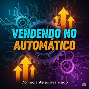 Imagem de capa para o Ebook Venda no Automático no Digital