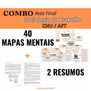 Imagem de capa para o Ebook Sociologia do Trabalho - CNU / AFT