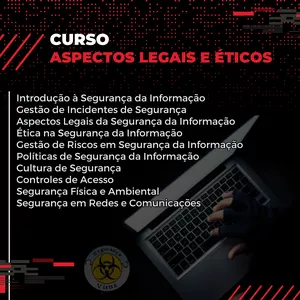 Imagem do curso Introdução à Segurança da Informação: Aspectos Legais e Éticos