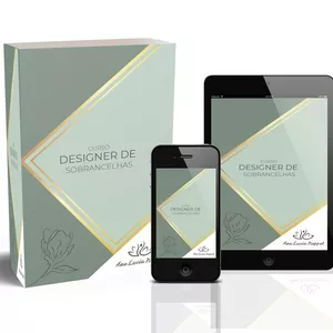 Imagem de capa para o Ebook Curso de Designer de Sobrancelhas