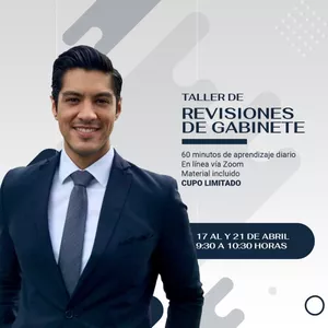 Imagen de portada para Evento online Taller sobre Revisiones de Gabinete