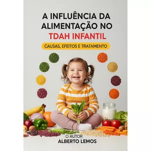Imagem de capa para o Ebook A influência da alimentação no TDAH INFANTIL,causas, efeitos e tratamento. 