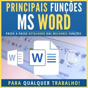 Imagem de capa para o Ebook PRINCIPAIS FUNÇÕES DO MICROSOFT WORD PARA USAR EM QUALQUER TRABALHO!