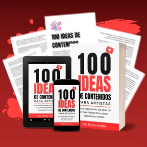 Imagen de portada para Ebook 100 Ideas de Contenidos Para Artistas