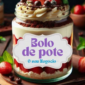 Imagem de capa para o Ebook BOLO DE POTE o seu negócio!!!