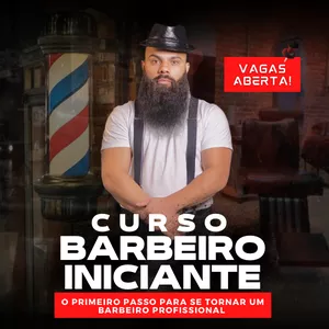 Imagem de capa para o Curso online BARBEIRO INICIANTE