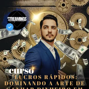 Imagem de capa para o Curso online "Lucros Rápidos: Dominando a Arte de Ganhar Dinheiro em Menos de 1 Hora"