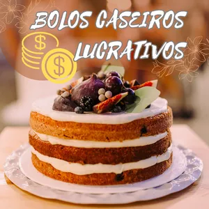 Imagem de capa para o Curso online Bolos Caseiros Lucrativos