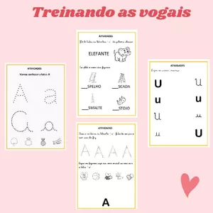 Imagem de capa para o Ebook 8-Treinando com as vogais