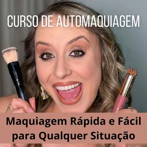 Imagem do curso Curso de Automaquiagem: Maquiagem Rápida e Fácil para Qualquer Situação