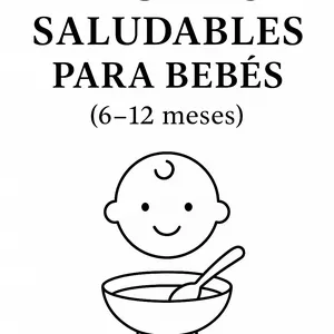 Imagem de capa para o Ebook Recetas Saludables para Bebés (6–12 meses)