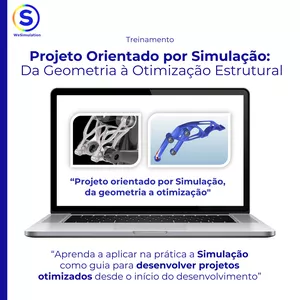 Imagem de capa para o Curso online Projeto Orientado por Simulação: da geometria à otimização estrutural