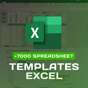 Cover image for Online course +7000 Templates Spreadsheet Excel 