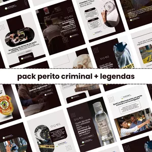 PACK CANVA PERITO CRIMINAL