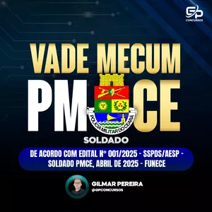 Imagem de capa para o Ebook VADE MECUM SOLDADO PMCE - 2025
