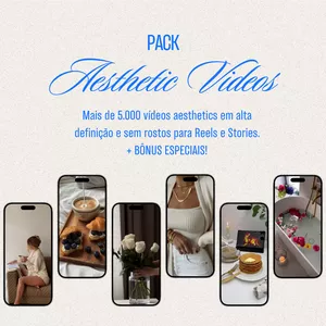 Imagem de capa para o Curso online Pack Aesthetic Videos
