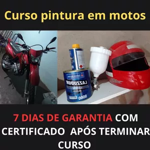 Imagem de capa para o Curso online CURSO PINTURA DE MOTO