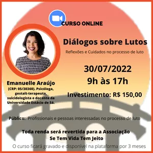 Imagem de capa para o Evento online Diálogos sobre Lutos