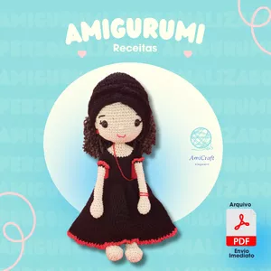 Imagem de capa para o Ebook Boneca Mãe Fabiana 2 versões