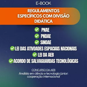 Imagem de capa para o Ebook E-BOOK REGULAMENTOS ESPECÍFICOS COM DIVISÃO DIDÁDICA