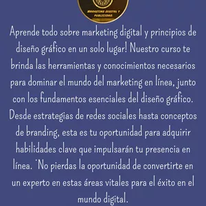 Imagen de portada para Curso online Marketing digital y Principio de diseño gráfico 