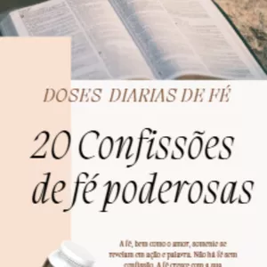 Imagem de capa para o Ebook Doses diárias de fé: 20 confissões de fé poderosas