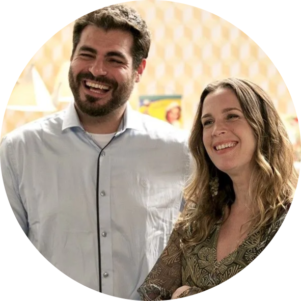 Tiago Lacerda e Vanessa Lóes