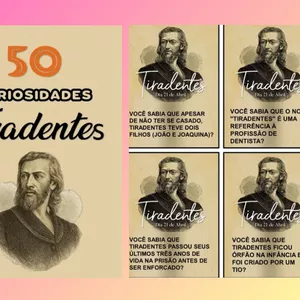 Imagem de capa para o Ebook 50 Curiosidades Tiradentes 