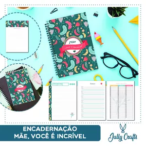 Imagem de capa para o Curso online Conjunto Mãe, você é incrível - encadernação