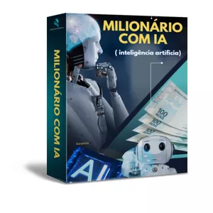Imagem de capa para o Ebook Milionário com IA