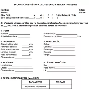 Imagen de portada para Curso online Formato para escribir - ecografía obstétrica de segundo y tercer trimestre