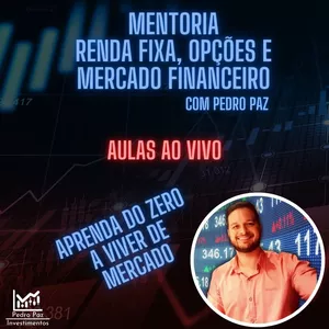 Imagem de capa para o Curso online Mentoria - Opções, Renda Fixa e Mercado Financeiro