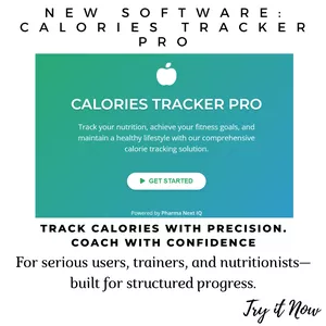 Cover image for Online course Calories Tracker Software Nutrition Planner Digital Fitness Tool Precise