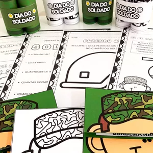 Imagem de capa para o Ebook ATIVIDADES DIA DO SOLDADO 