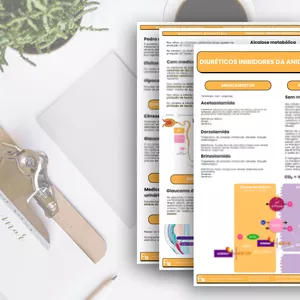 Imagem de capa para o Curso online  Resumo: Diuréticos Inibidores da Anidrase Carbônica (Farmacologia)