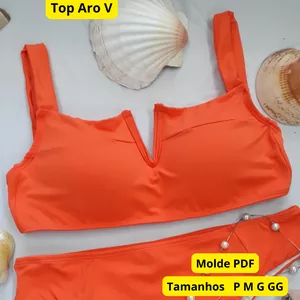 Imagem de capa para o Ebook Molde Biquíni Top Aro V  (Gisele iachel)