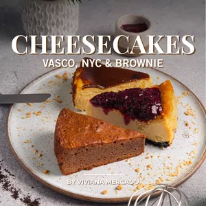 Imagen de portada para Curso online Cheesecakes icónicos: Vasco, NYC y Brownie