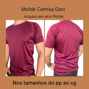 Imagem de capa para o Ebook Molde camisa Davi