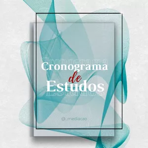 Imagem principal do produto CRONOGRAMA DE ESTUDOS 