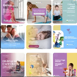 Pack artes Yoga Infantil