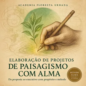 Imagem de Curso de Projetos de Paisagismo com Alma de Paisagista criado por Thulio Santiago Castro na hotmart